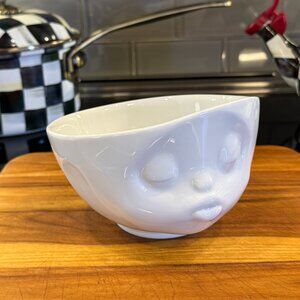 FIFTYEIGHT TASSEN Porcelain Bowl with Sulking Face from Germany 16oz